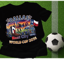Dallas Host City shirt Featuring Big Tex. by Gemma Guest Studio