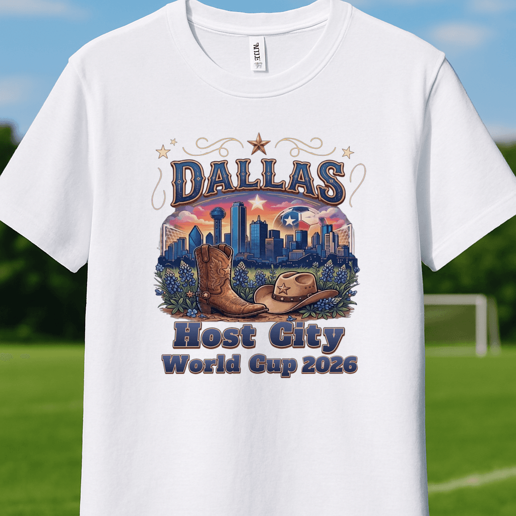 Dallas host city World Cup shirt