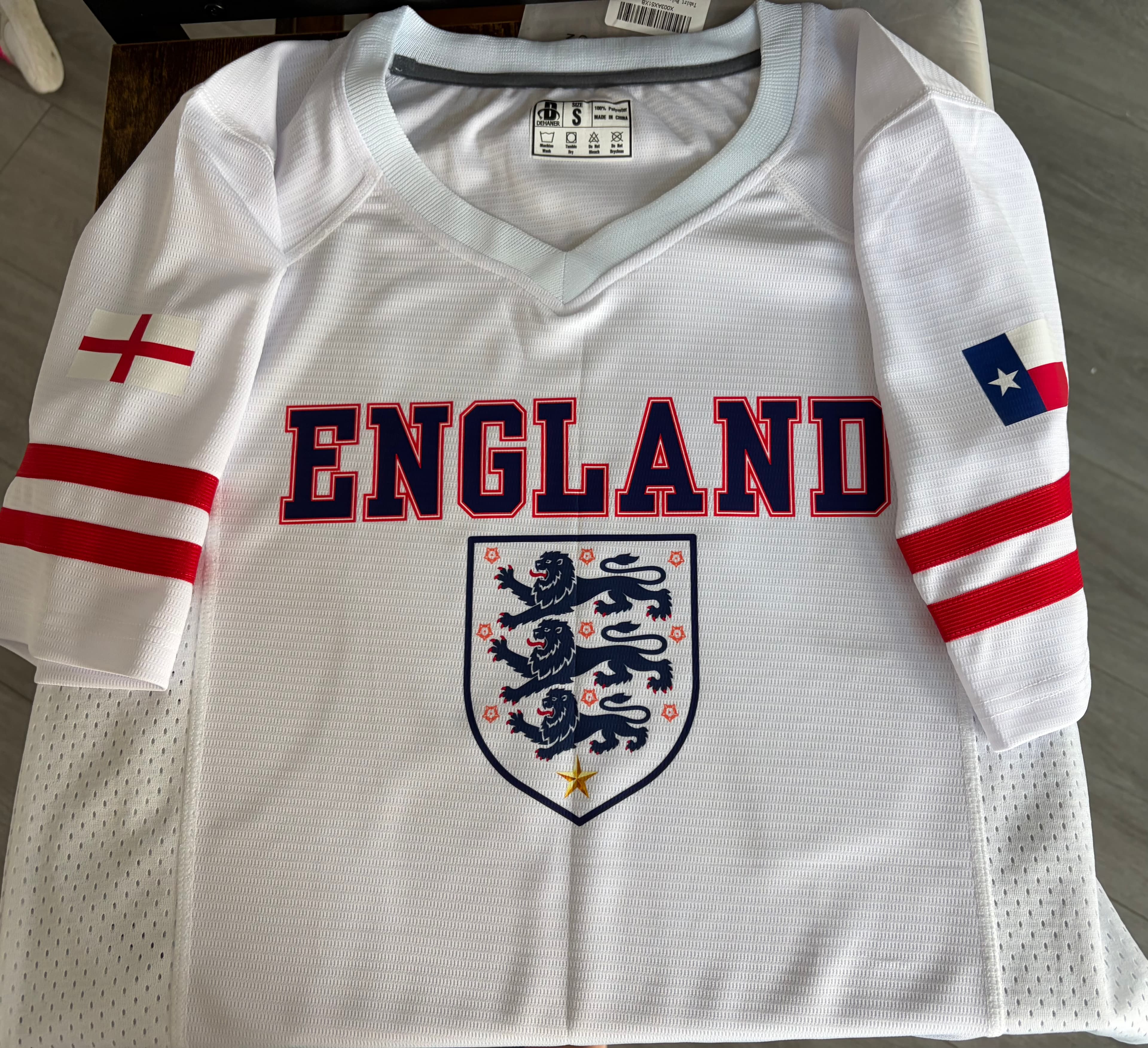 England supporters top. by Gemma Guest Studio