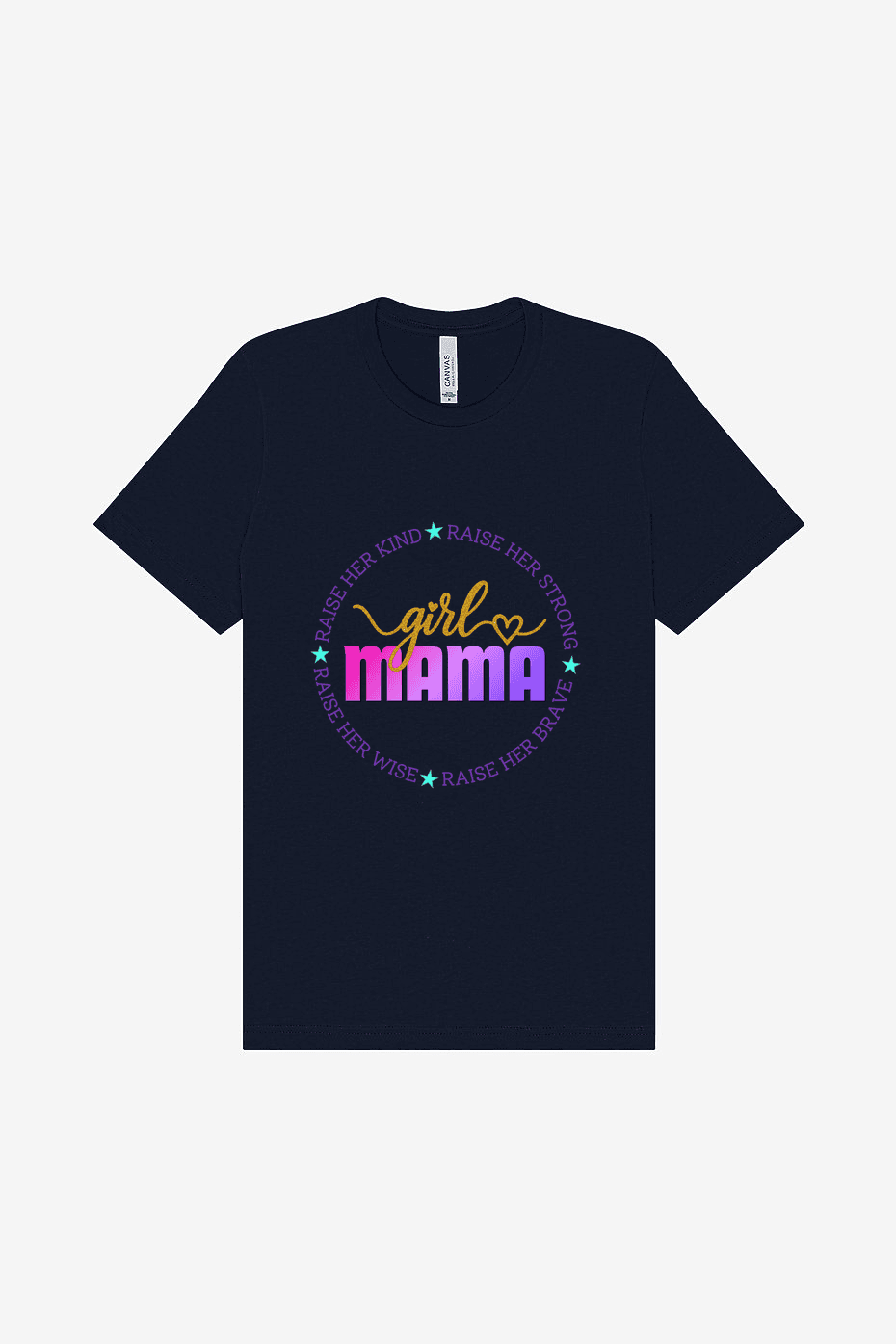 Girl Mama- Raise Her in Navy